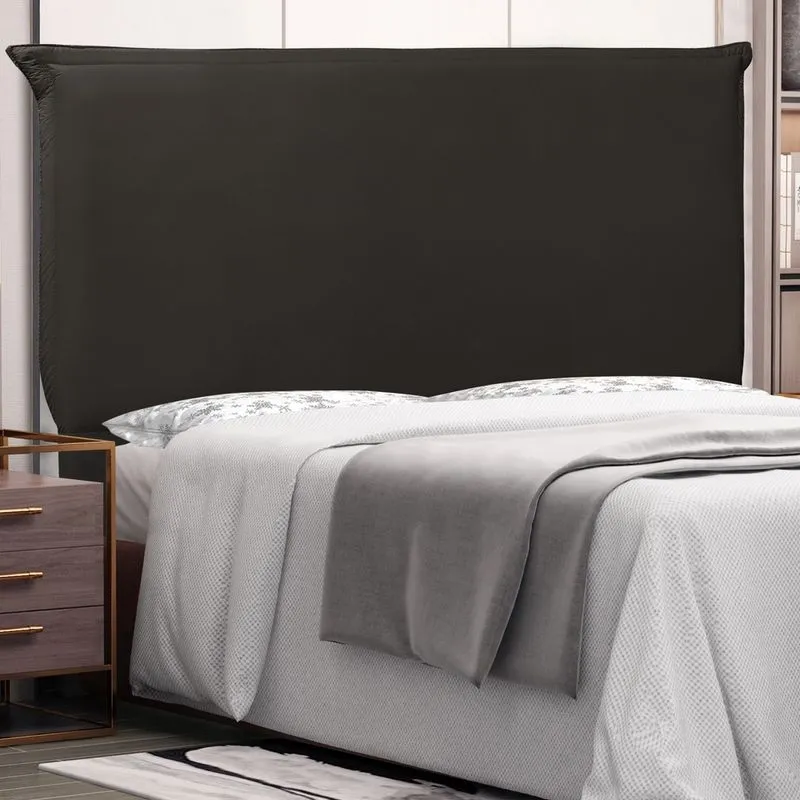Cabeceira Casal Box Estofada Veneza 140 cm Corano Marrom