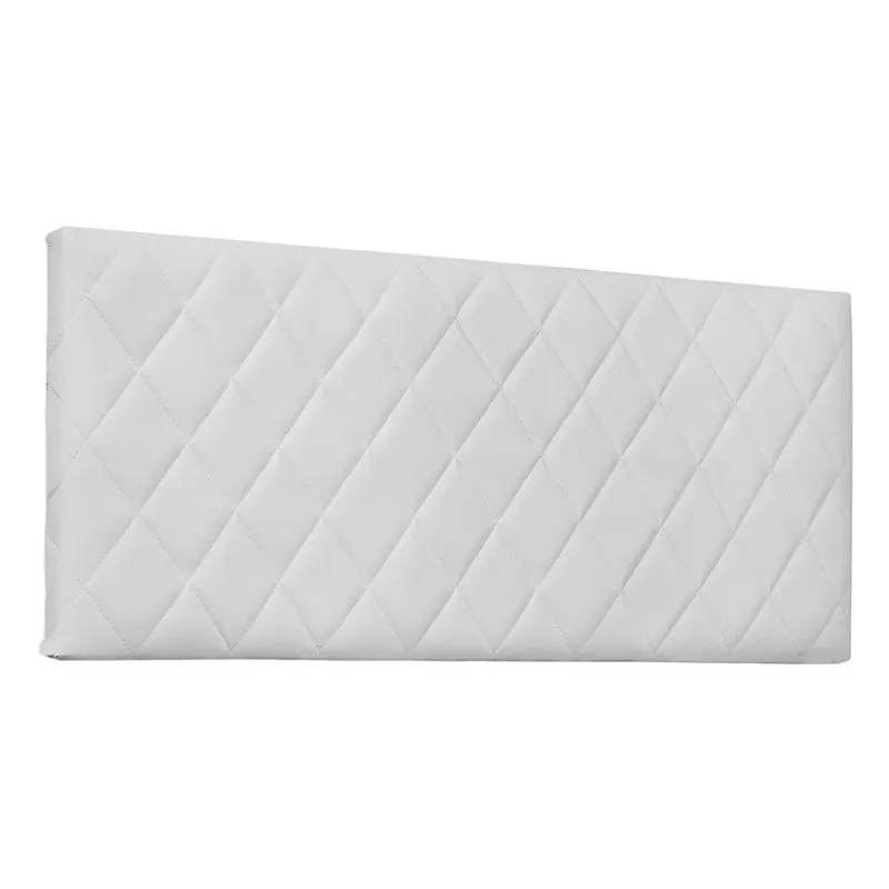 Painel para Cama Box Queen Esmeralda Poliuretano Branco