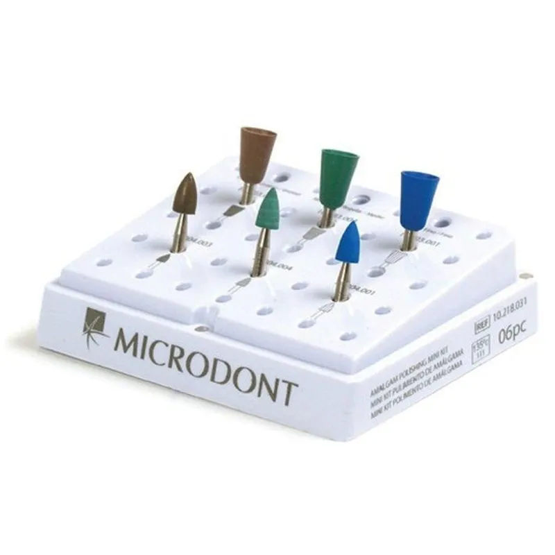 Kit Mini De Polimento De Amálgama - Microdont