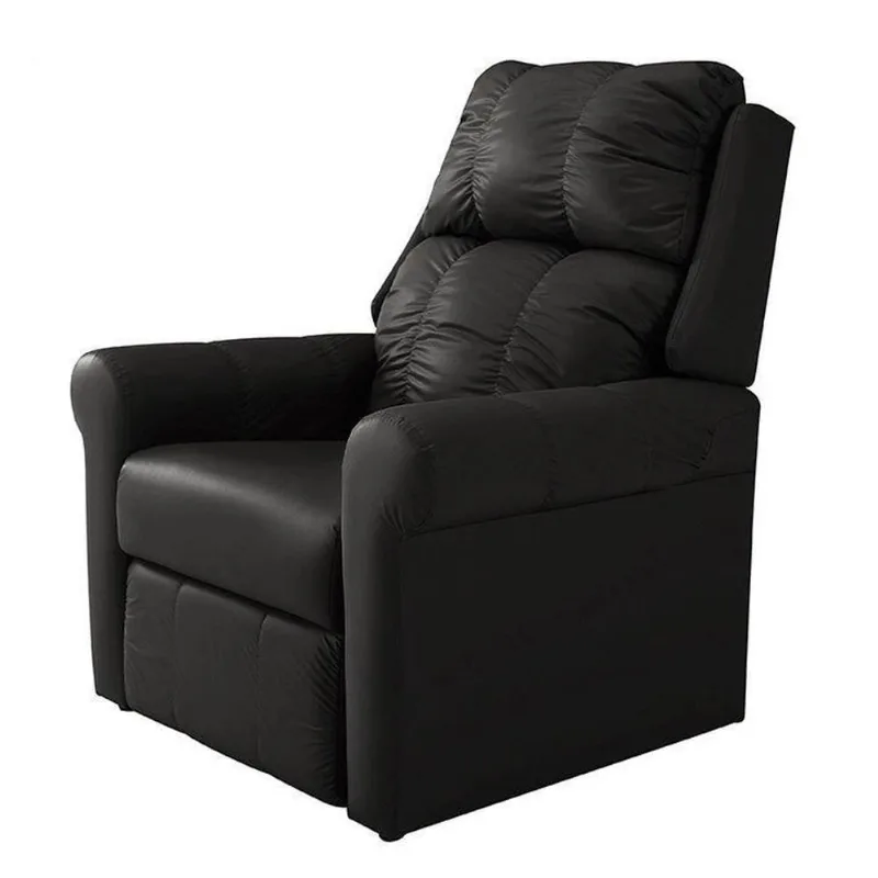 Poltrona Reclinável Mh-1216 Herval Estofada Sem Massageador Preta B