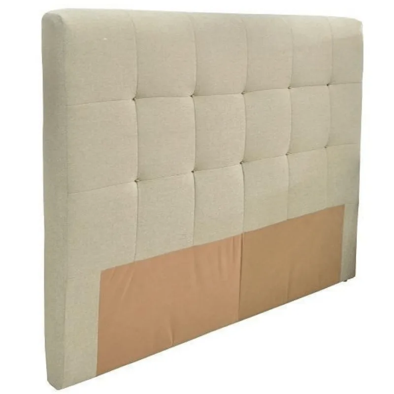 Cabeceira MH-2680 Estofada Casal 140 cm Linho Bege C Cabeceira MH-2680 Herval Estofada Casal 140 cm em Linho Bege C