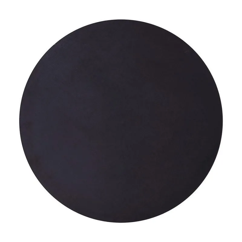 Tampo Redondo 60 Cm (largura) P25 Pandin Mdp 2,50 Cm (altura) Cor Preto