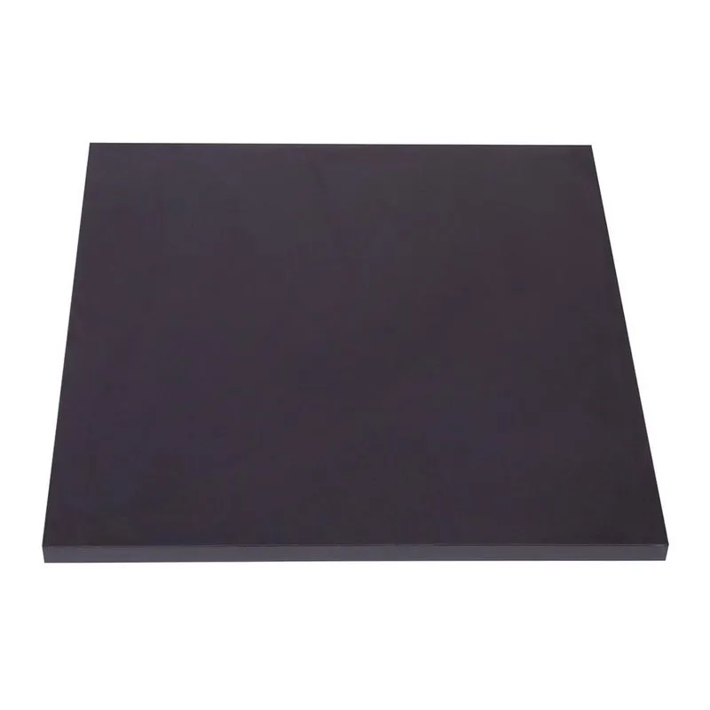 Tampo Quadrado 60 cm (Largura) P25 Pandin MDP 2,50 cm (altura) Cor Preto