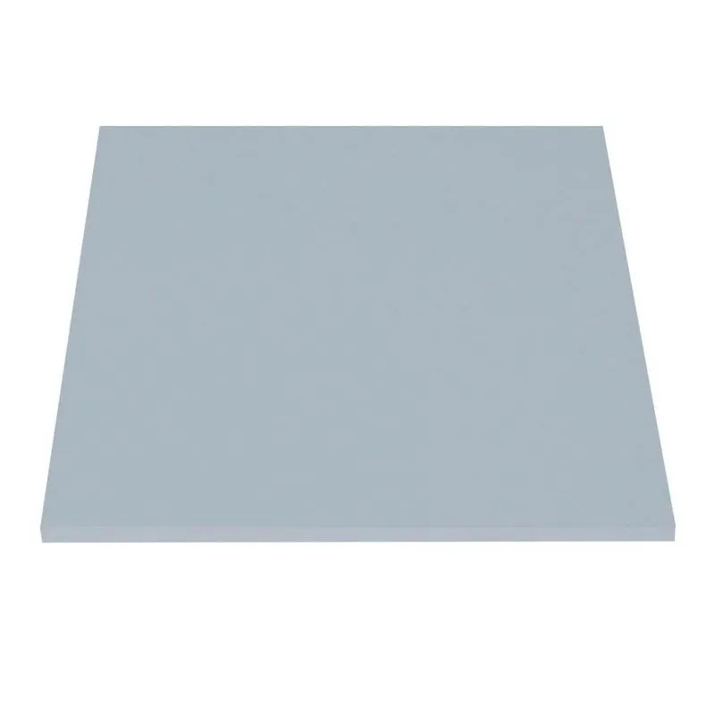 Tampo Quadrado 60 Cm (largura) P25 Pandin Mdp 2,50 Cm (altura) Cor Cinza