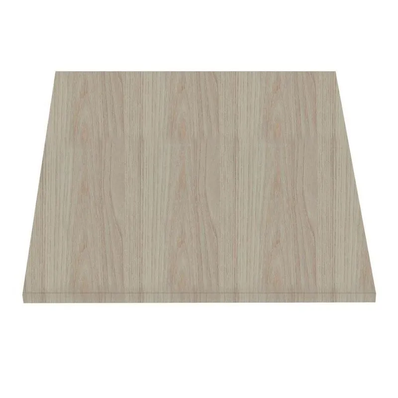 Tampo Quadrado 60 Cm (largura) P25 Pandin Mdp 2,50 Cm (altura) Cor Nogueira Casablanca