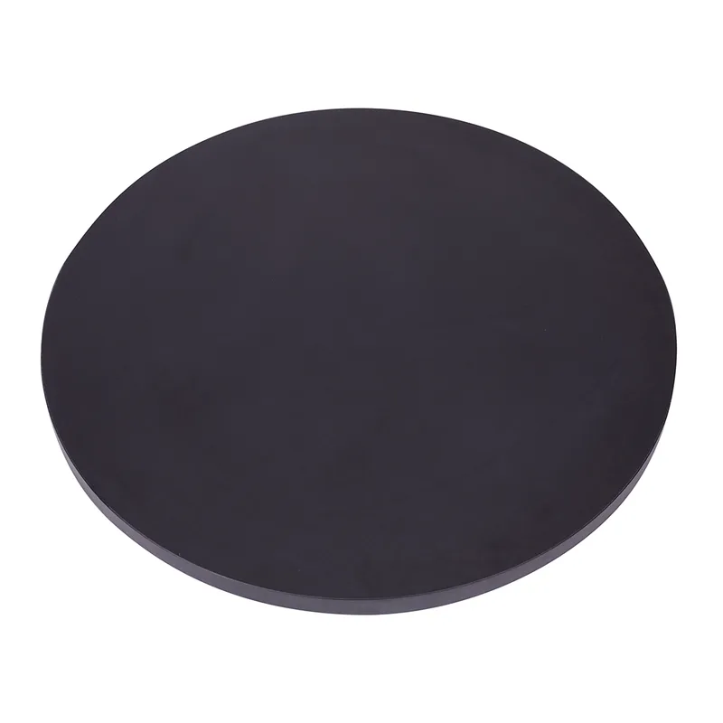 Tampo Redondo 80 cm (Largura) P25 Pandin MDP 2,50 cm (altura) Cor Preto