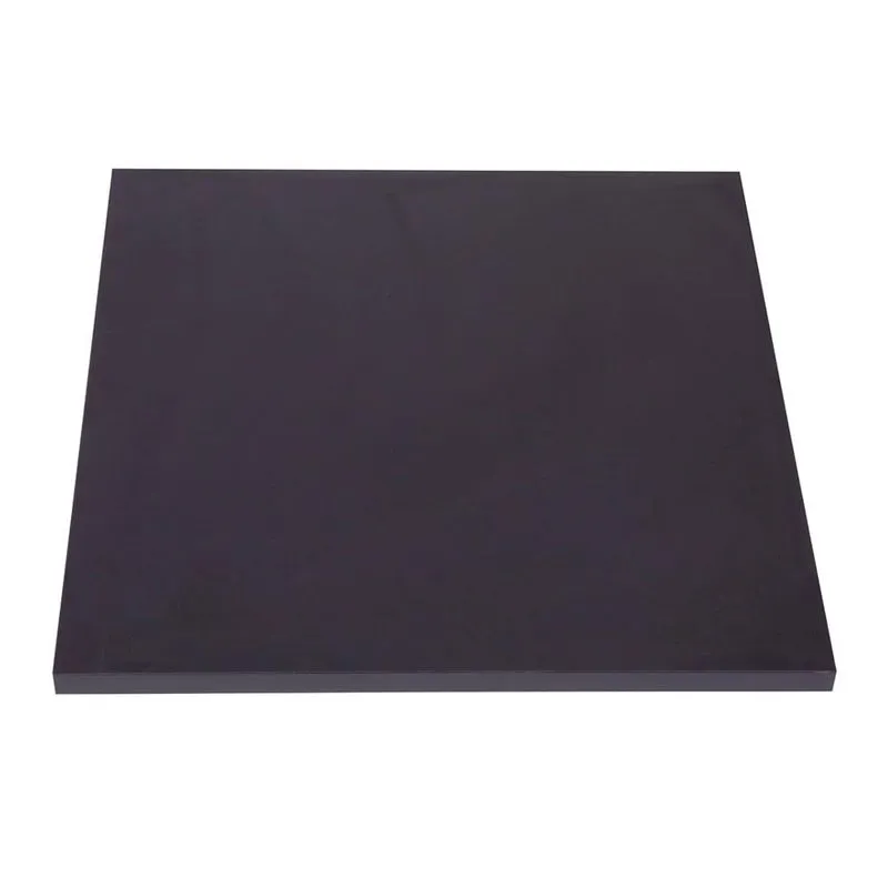 Tampo Quadrado 80 cm (Largura) P25 Pandin mdp 2,50 cm (altura) Cor Preto