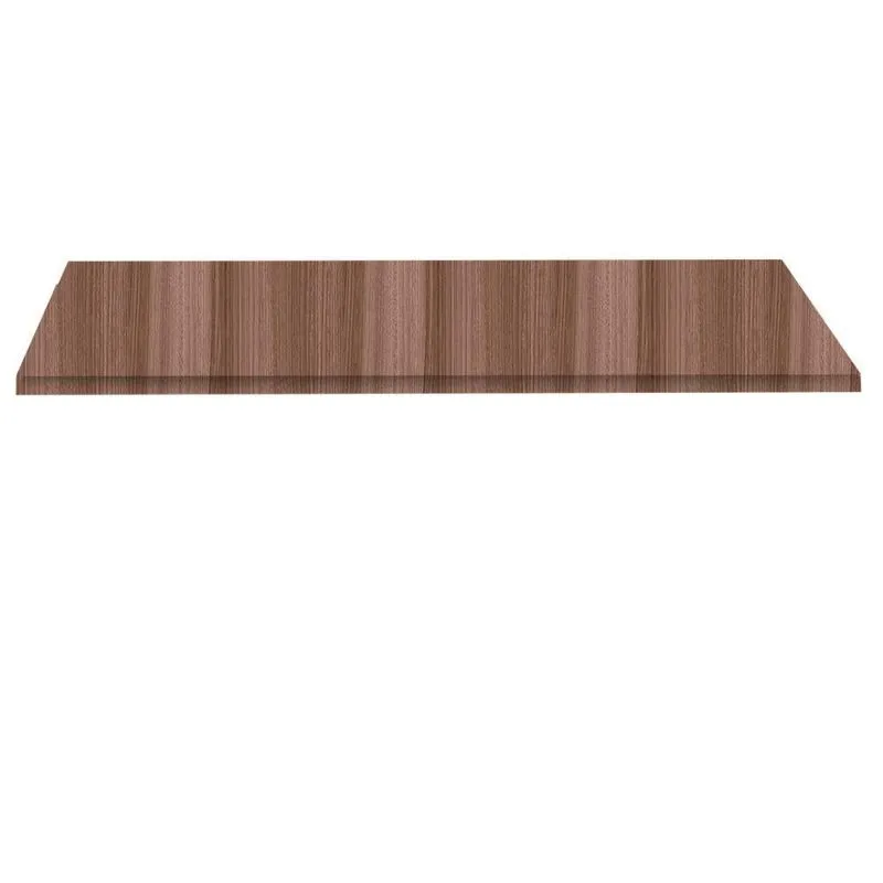 Tampo Quadrado 80 Cm (largura) P25 Pandin Mdp 2,50 Cm (altura) Cor Walnut