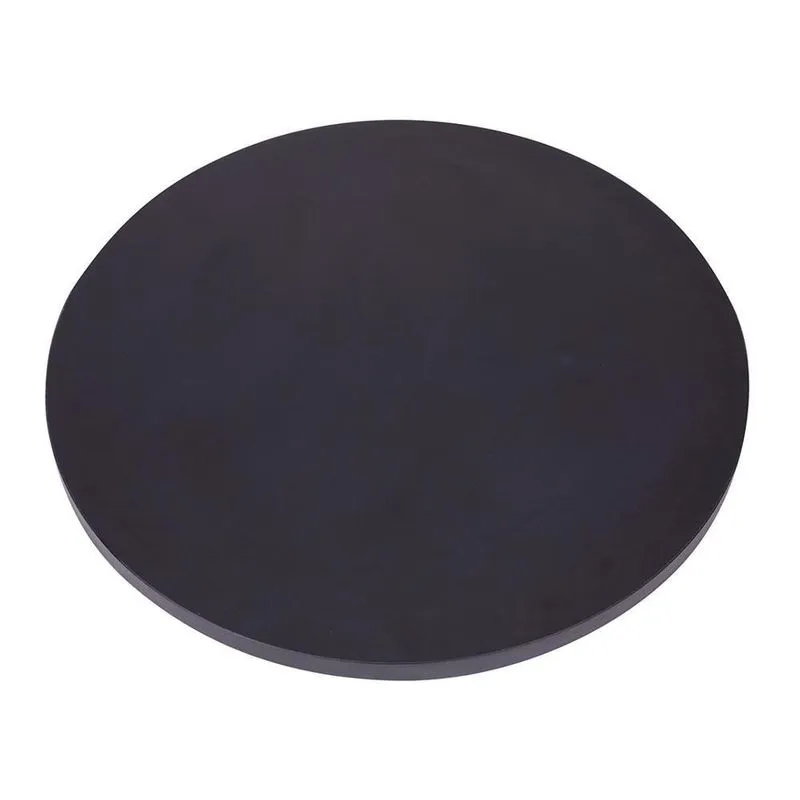 Tampo Redondo 90 Cm (largura) P25 Pandin Mdp 2,50 Cm (altura) Cor Preto