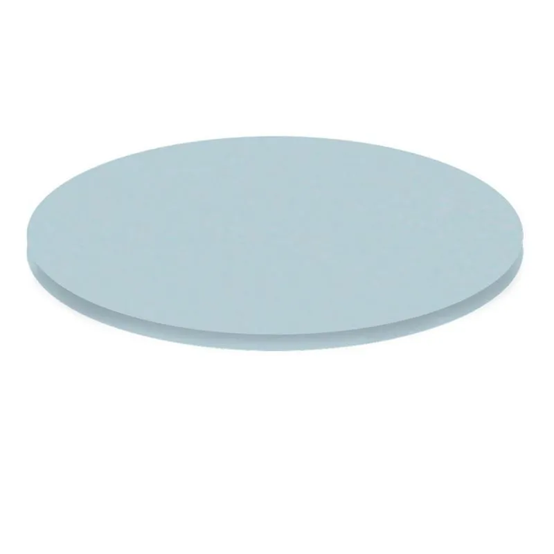 Tampo Redondo 90 Cm (largura) P25 Pandin Mdp 2,50 Cm (altura) Cor Cinza