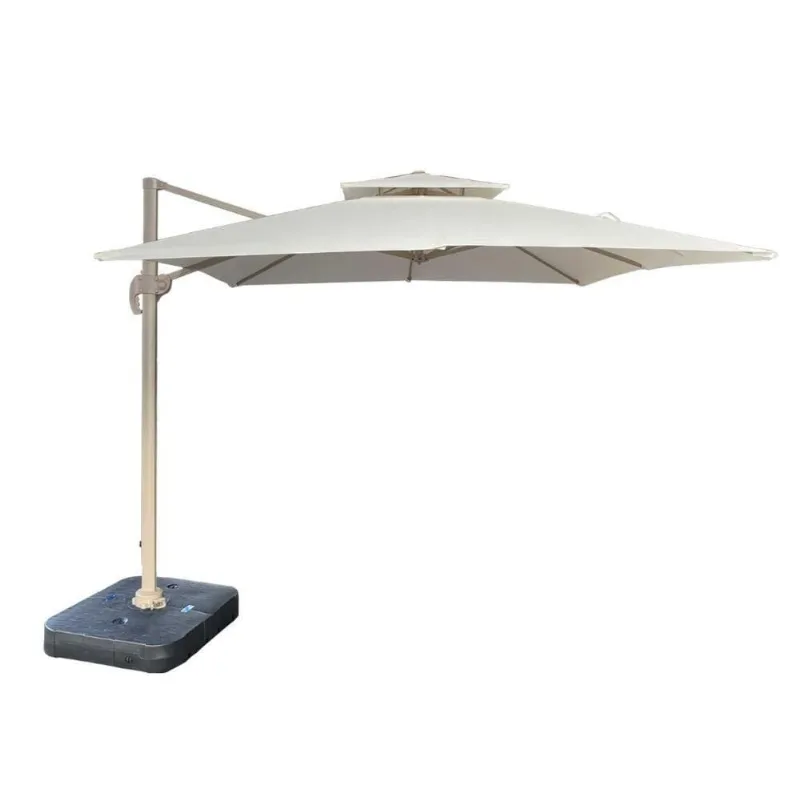 Ombrelone Trancoso com Proteção UV 50 e Base Fendi Fratini 300CM