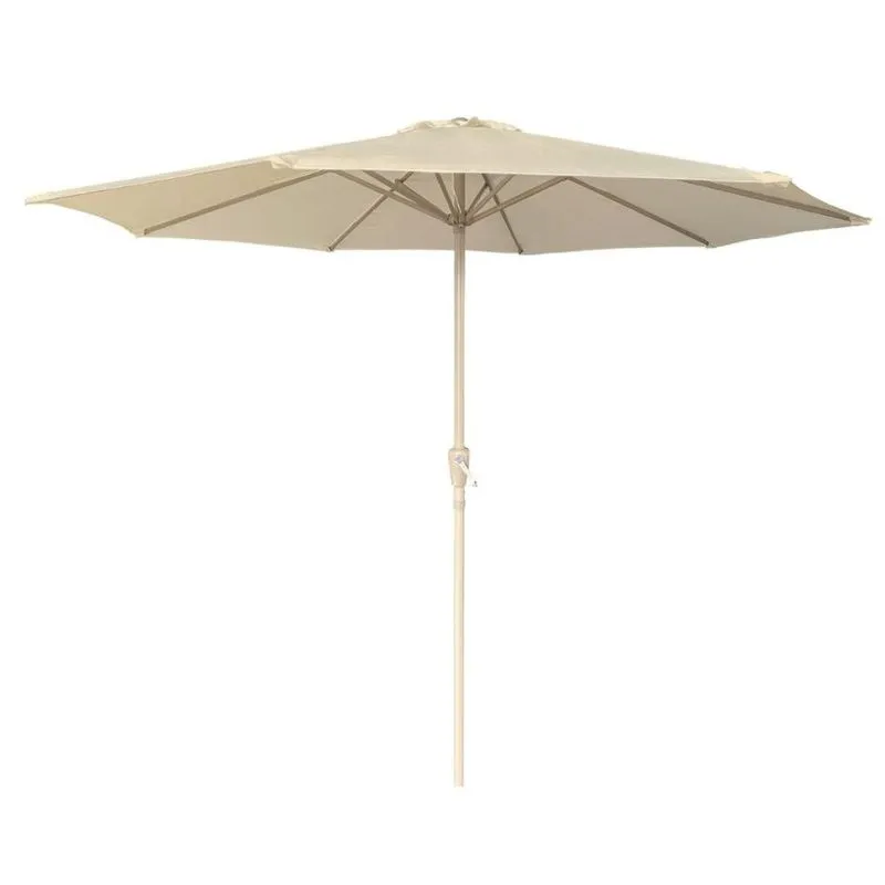Ombrelone Central Paraty Bali Fratini 270 cm (largura) sem Base em Alumínio Fendi Capa Poliéster