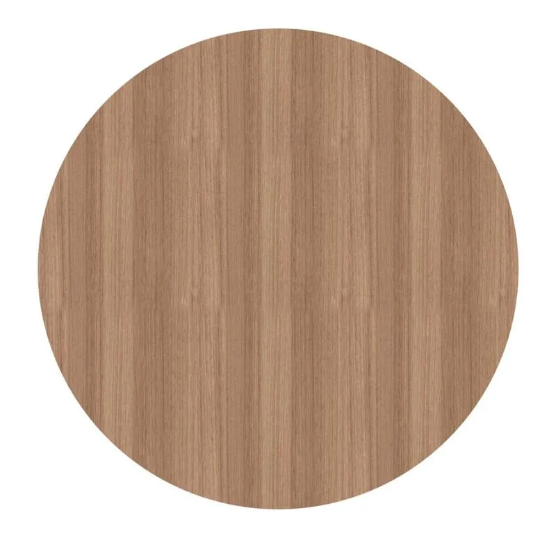 Tampo Redondo 60 cm (Largura) PE40 Pandin mdp 4,00 cm (altura) Cor Noce Naturalle