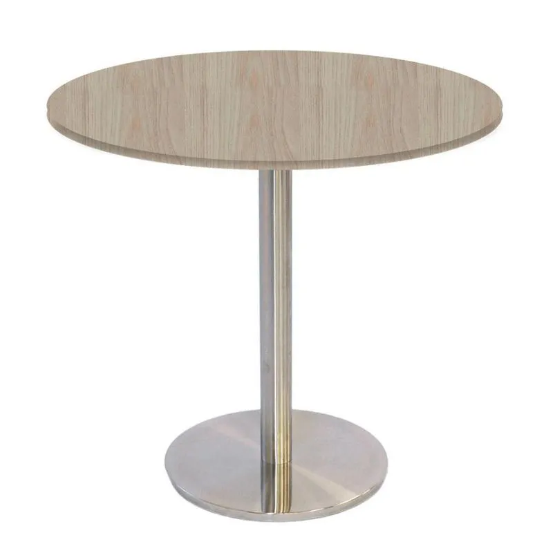 Mesa Bistrô Beta 112,50 Cm (alt) Disco Redondo Tampo Mdp Redondo 80 Cm (larg) X 2,50 Cm (alt) Casablanca