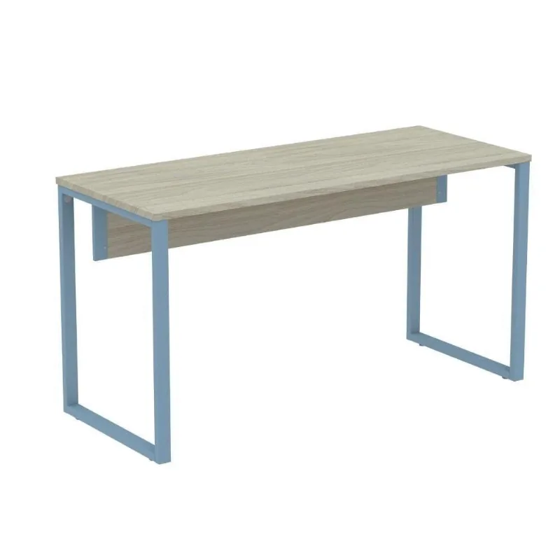 Mesa de Trabalho Retangular P25 TUB Contemporânea sem Gavetas MDF-MDP 150CM Bege Pandin Móveis