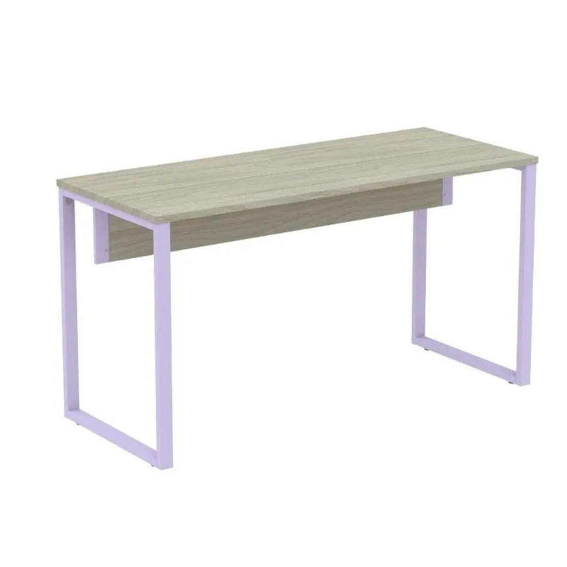 Mesa de Trabalho Retangular P25 TUB Contemporânea MDF-MDP 150CM Marrom Pandin Móveis