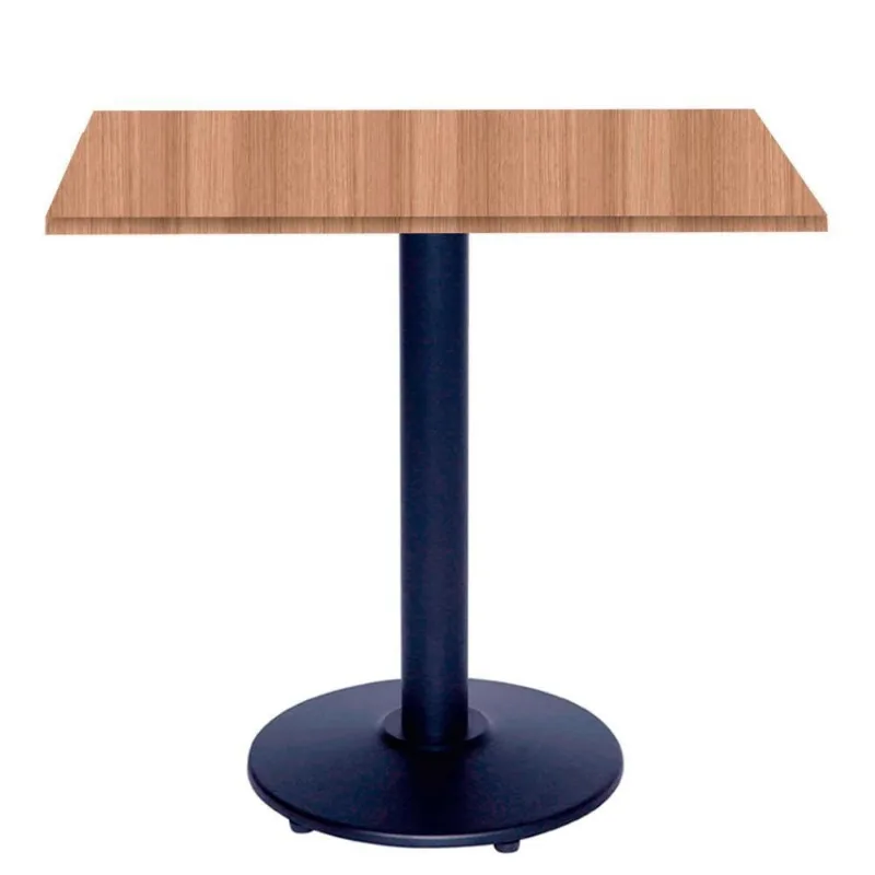 Mesa de Jantar Bistrô Zeta 2 Lugares Redonda MDF 70CM Bege Base Disco OR Design