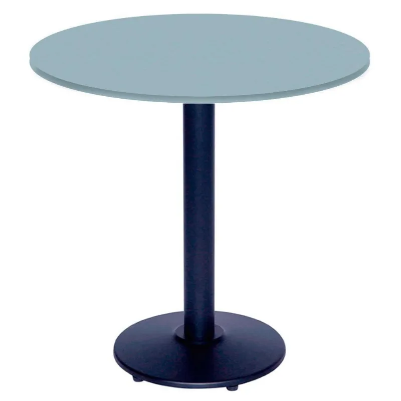 Mesa de Jantar Bistrô Zeta 2 Lugares Redonda Tampo MDP Cinza OR Design