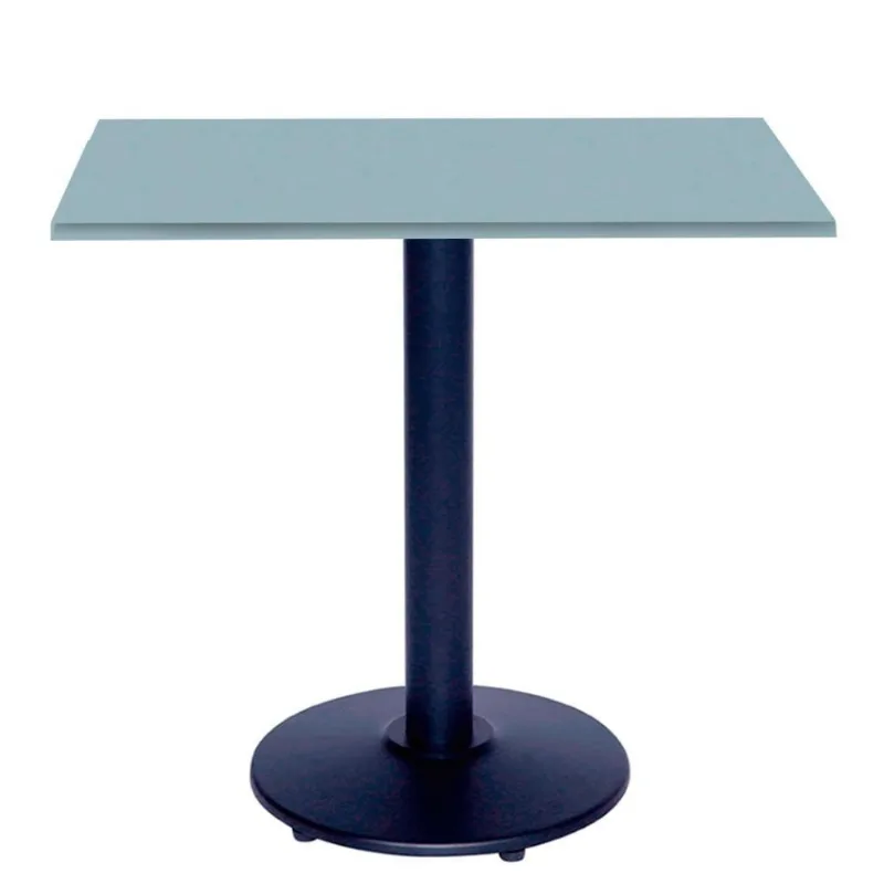 Mesa Bistrô Zeta 2 Lugares Quadrada MDP 80CM Cinza OR Design
