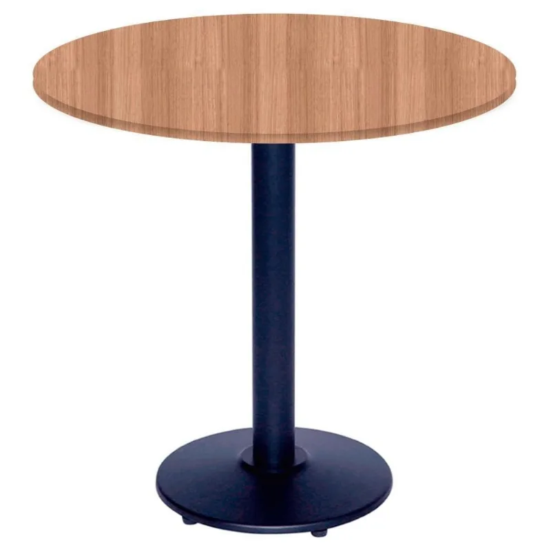 Mesa de Jantar Bistrô Zeta 2 Lugares Redonda Tampo MDP Bege OR Design