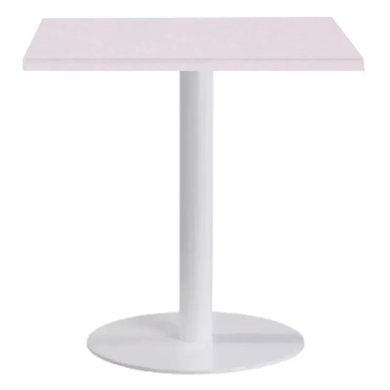 Mesa de Jantar Pisa Beta 2 Lugares Redonda Tampo MDP Branco Fratini