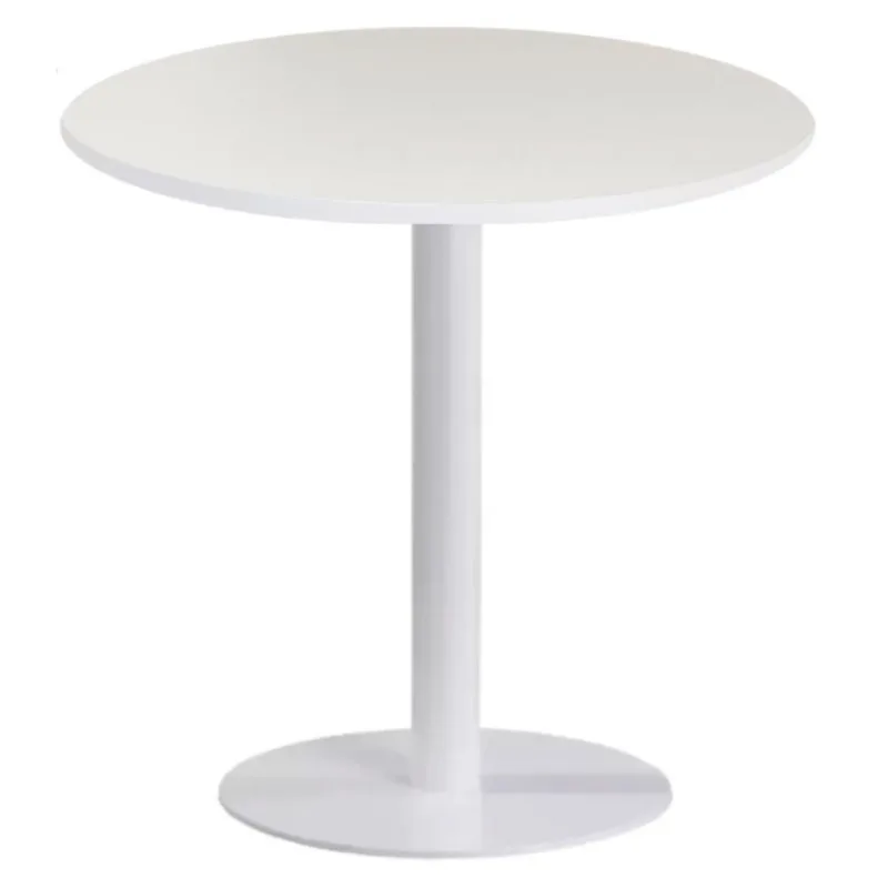 Mesa de Jantar Pisa Beta 2 Lugares Redonda Tampo MDP Branco Fratini