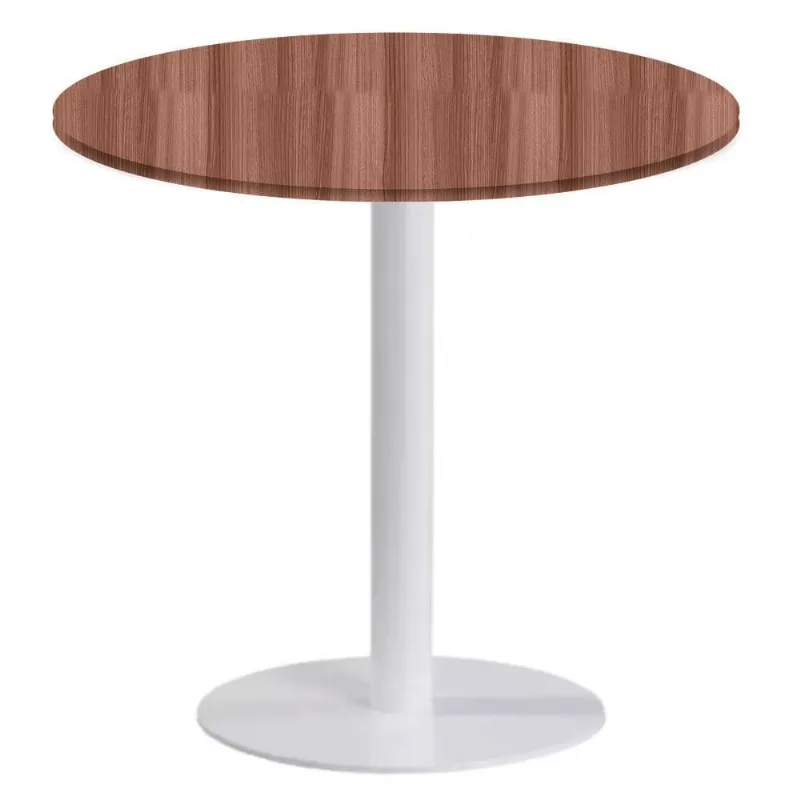 Mesa de Jantar Pisa Beta 2 Lugares Redonda Tampo MDP 60CM Branco