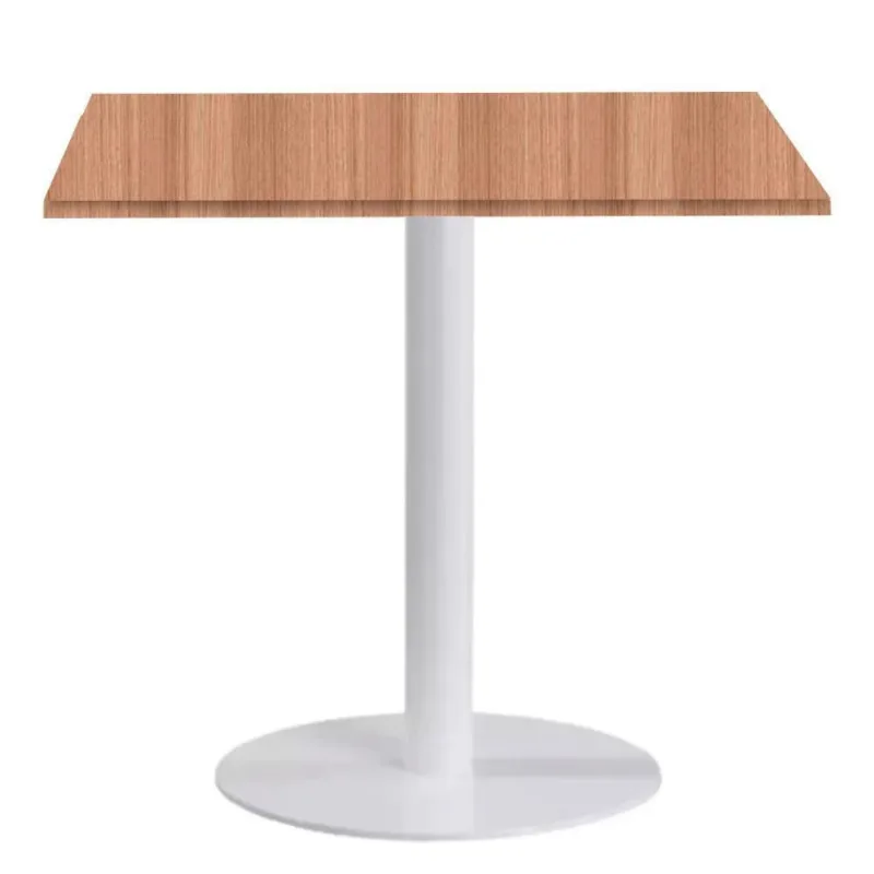 Mesa de Jantar Pisa Beta 2 Lugares Redonda MDP Branco Bege Fratini