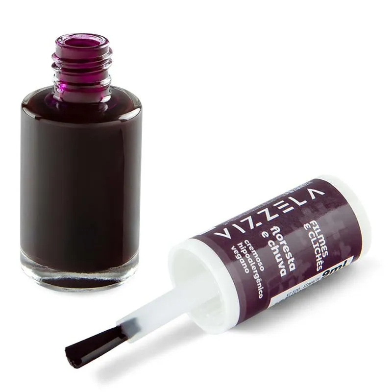 Esmalte Cremoso Vizzela Filmes e Clichês Floresta e Chuva