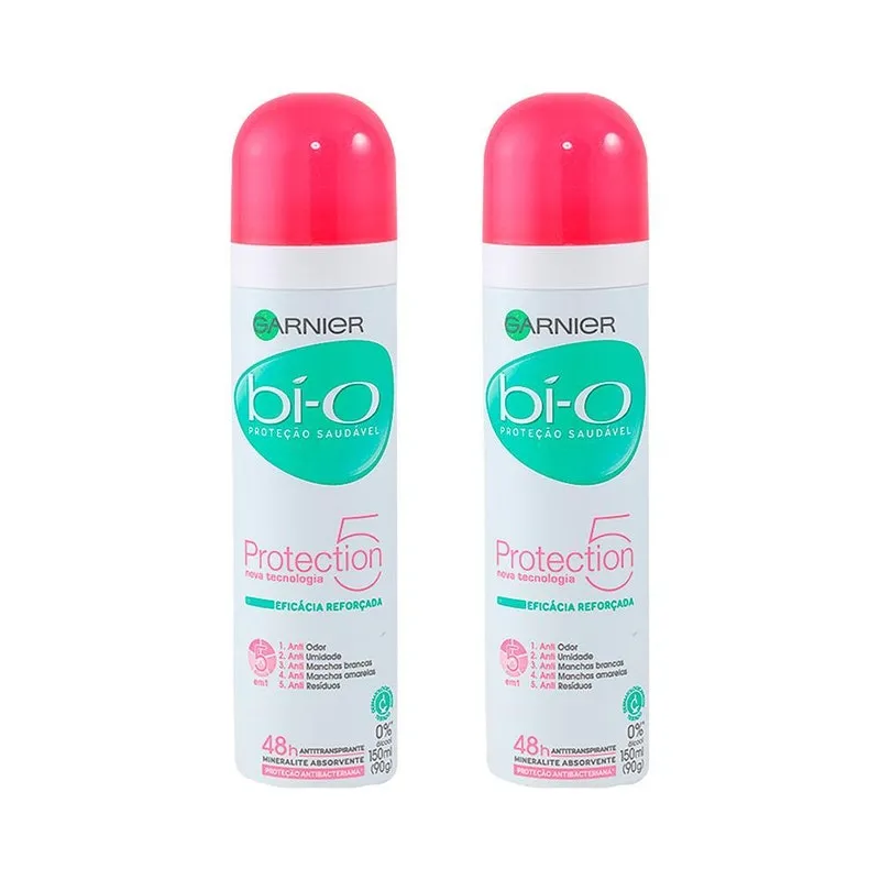 Kit Com 2 Desodorante Garnier Bi-o Proteção Feminino 150ml