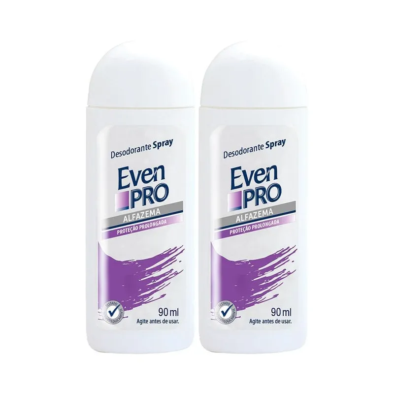 Desodorante Spray Even Pro Alfazema 90ml (2 Unidades)