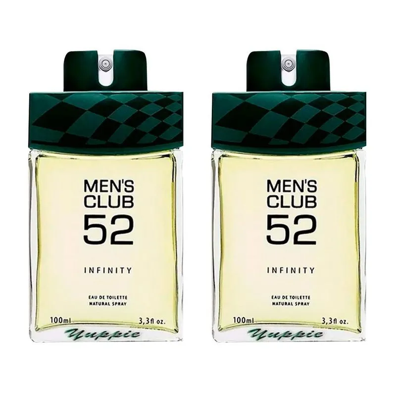 Kit 2 Un Perfume Mens Club 52 Infinity Eau De Toilette 100