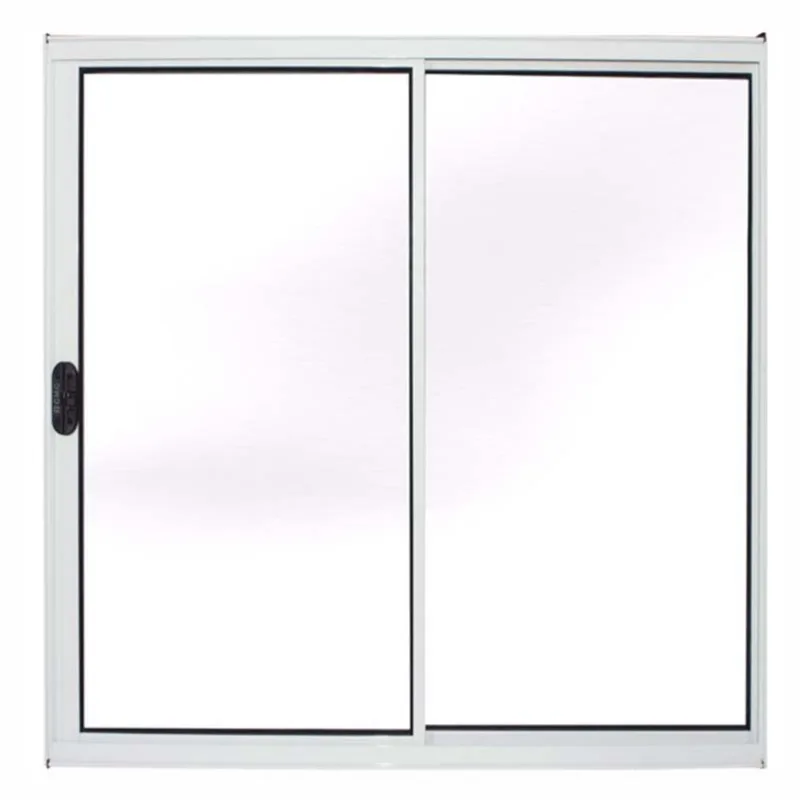 Janela de Alumínio Branco Vitro de Correr 2 Folhas Sem Grade cmc Modular - 1.20 (l) X 1.20 (a)