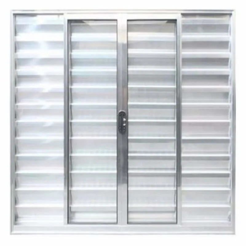 Janela de Alumínio Brilhante Veneziana de Correr 6 Folhas Sem Grade cmc Modular - 1.20 (l) X 1.00 (a)