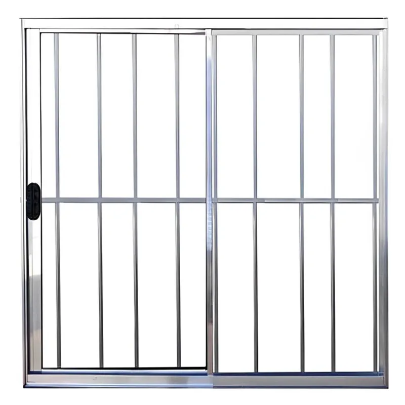 Janela de Alumínio Brilhante Vitro de Correr 2 Folhas Com Grade cmc Modular - 1.20 (l) X 1.00 (a)