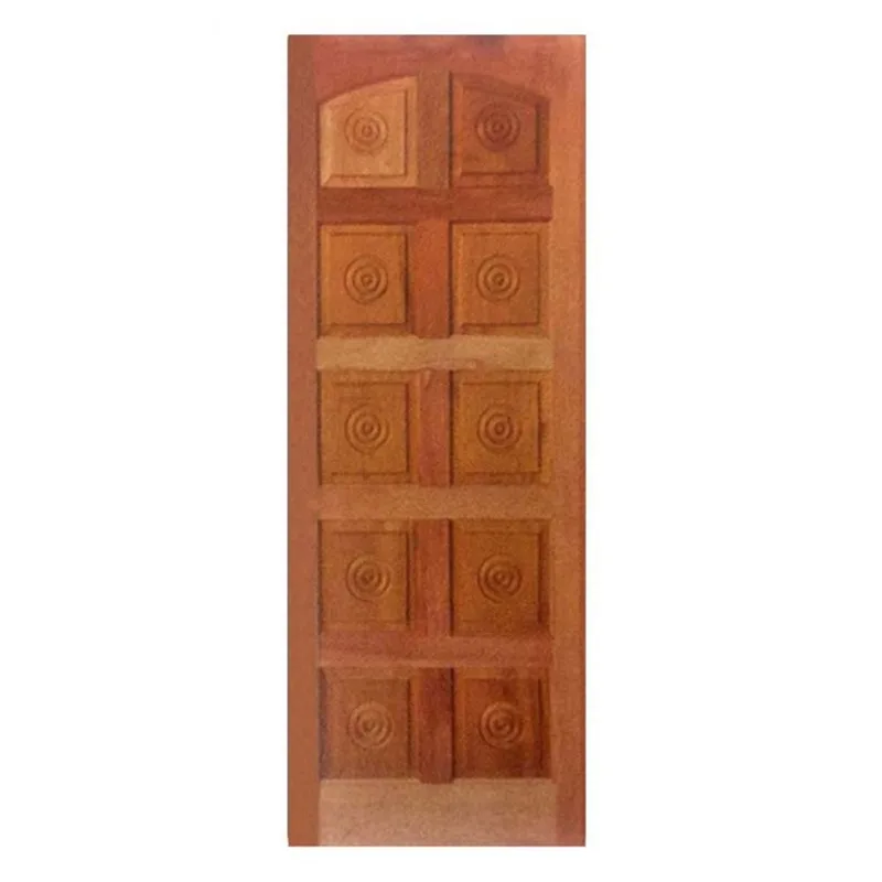 Porta de Madeira Maciça 10 Bicos Torneada Rodam Mista - 2.10 (a) X 0.82 (l)