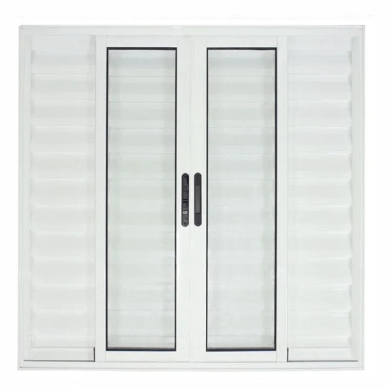 Janela de Alumínio Branco Veneziana de Correr 6 Folhas Suprema Sem Grade cmc Classic - 1,50(L) X 1,20(A)