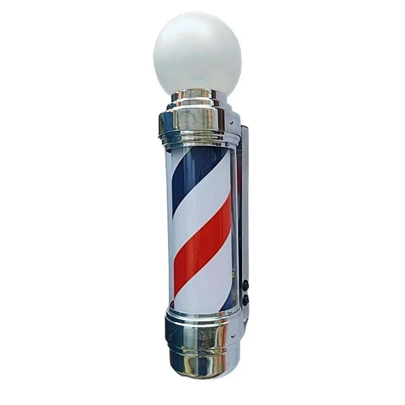 Barber Pole Giratório 60Cm Bivolt + Barber Mini 30Cm Oferta.