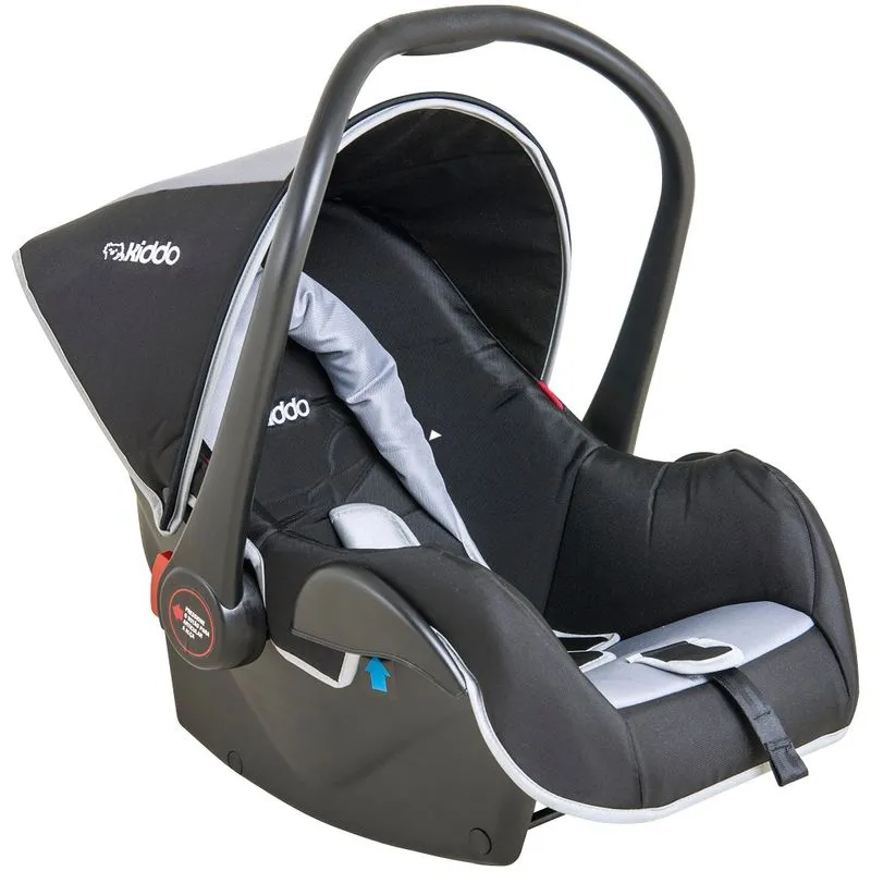 Bebê Conforto Auto Casulo Click Preto Cinza (0a13kg) - Kiddo