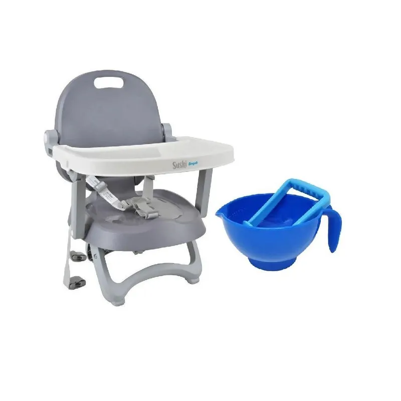 Assento Refeição Sushi Com Amassador De Papinha Azul