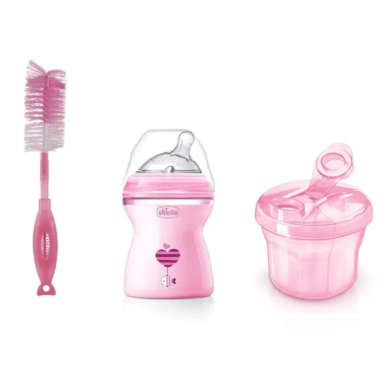 Kit Mamadeira E Acessórios - Rosa