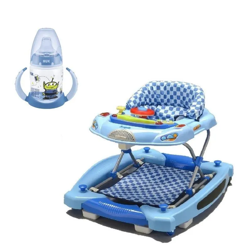 Kit Andador Com Copo Transição Azul