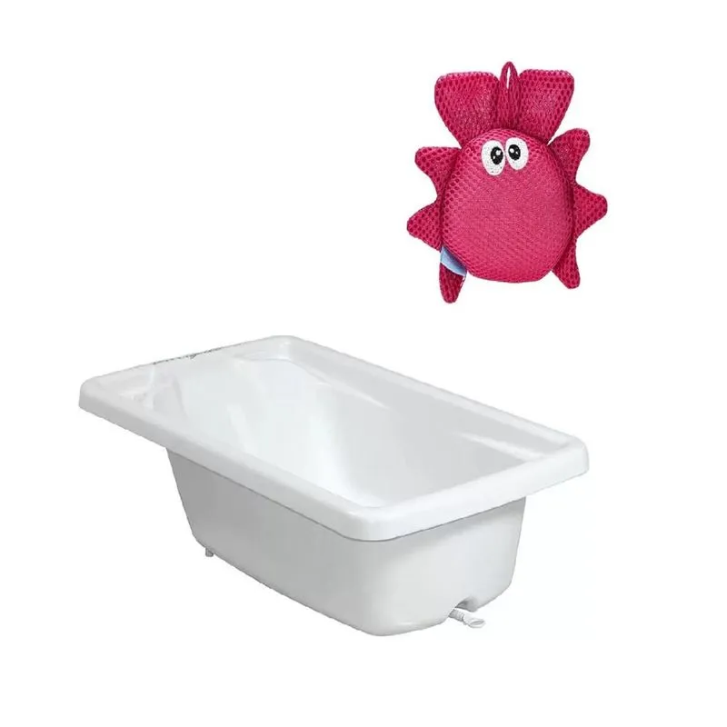 Kit Banheira Com Esponja Caranguejo Divertido