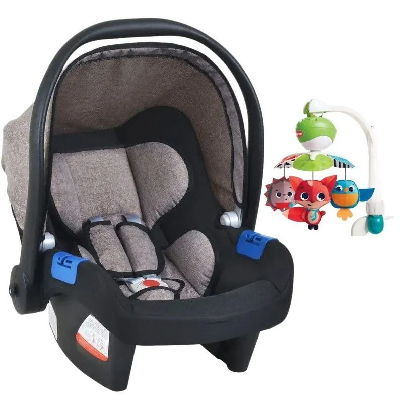 Kit Bebê Conforto Touring Cappucino E Mobile Meadow Days