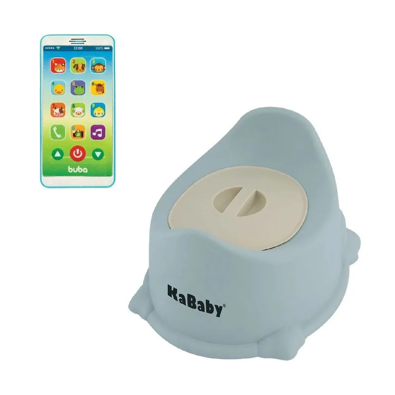 Kit Troninho Baby Com Baby Phone Azul