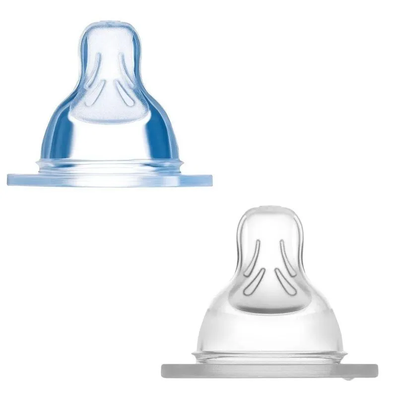 Kit Bico 2 Mam - Fluxo Médio +2m &amp; Fluxo Rápido +6m