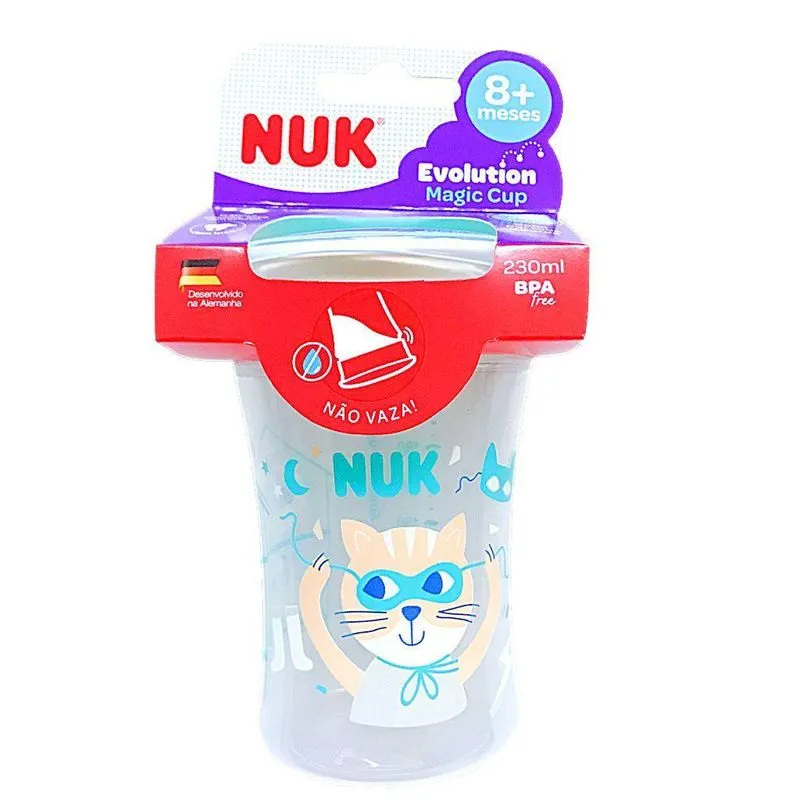 Copo Magic Cup 360 Evolution 230ml (8m+) Gato - Nuk