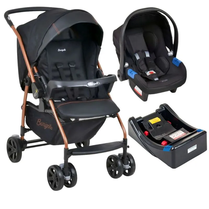 Travel System Rio K Cobre Preto - Burigotto