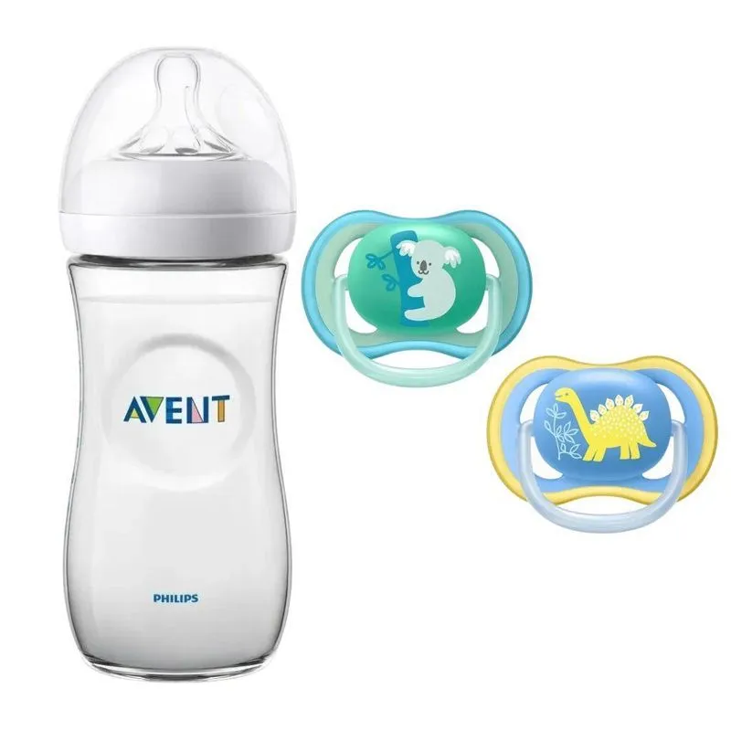 Kit Mamadeira Pétala 330ml 2.0 (6m+) E Chupeta