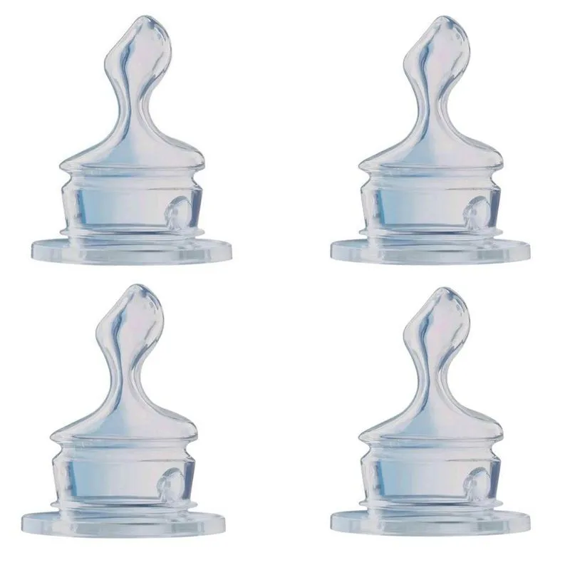 Bico Classic Silicone Liq. Médios Tam 1 0-6m - Nuk 4 Un
